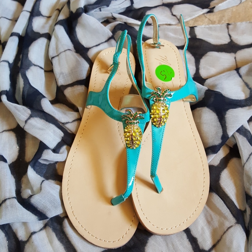 Marc Fisher Pineapple Sandals